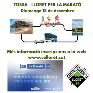 TOSSA - LLORET PER LA MARATÓ TV3